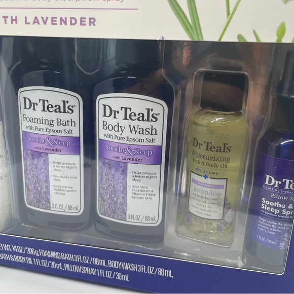 Dr Teal's Lavender Soothe & Sleep Full Regimen 5-piece Gift Set - Picture 3 of 5